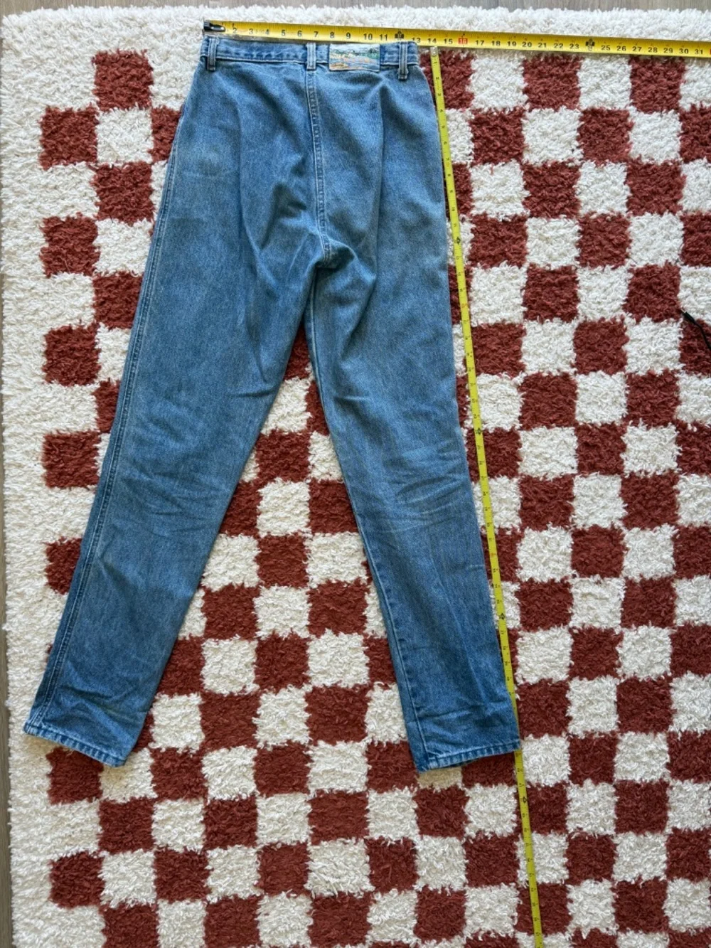 Vintage 80s Rocky Mountain High Waisted Jeans 100% cotton (Rockies) - Picture 6 of 11